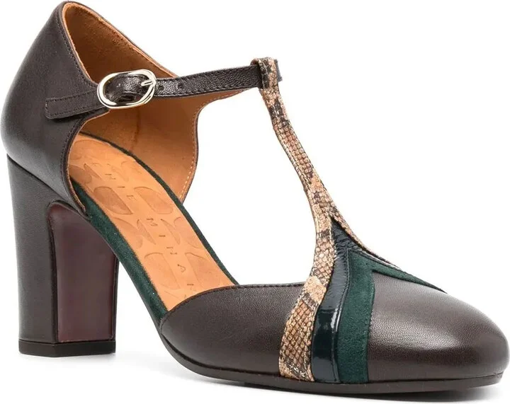 85mm Round-Toe Leather Pumps - Image 2