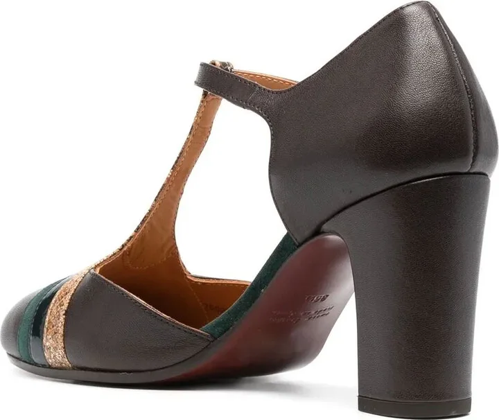 85mm Round-Toe Leather Pumps - Image 3