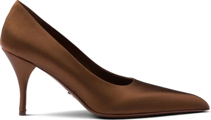 85mm Satin Pumps
