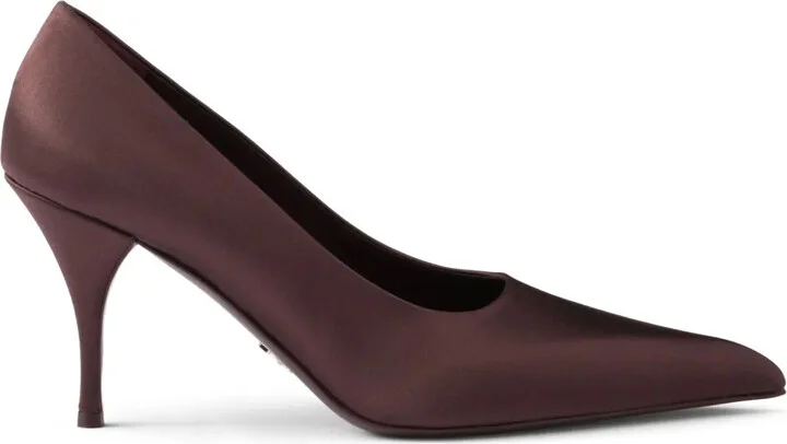 85mm Satin Pumps