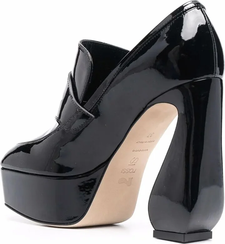 85mm Sculpted Patent-Leather Loafers - Image 3