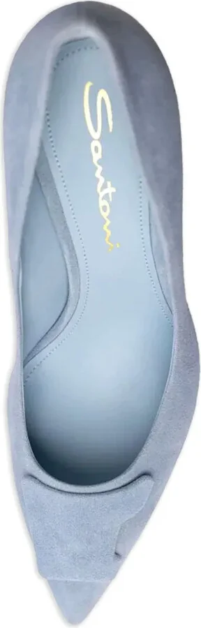 85mm Sibille suede heeled pumps - Image 2