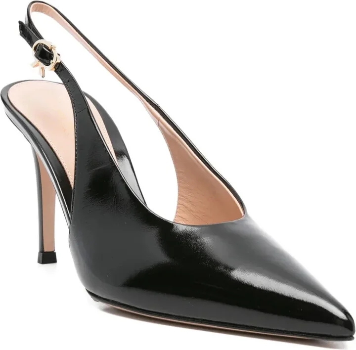 85mm Slingback Pointed-Toe Pumps - Image 2