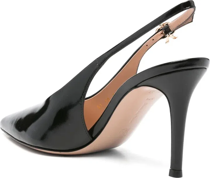 85mm Slingback Pointed-Toe Pumps - Image 3