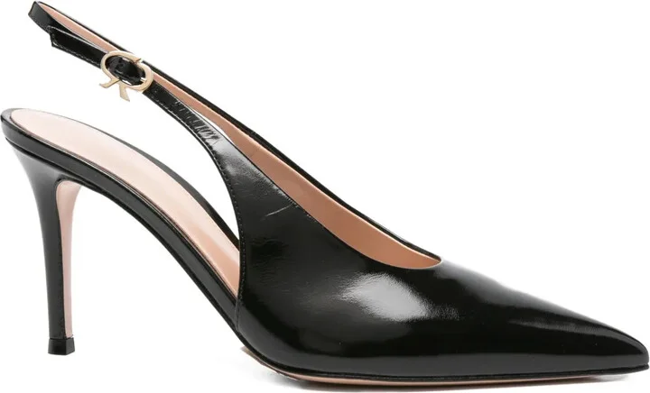 85mm Slingback Pointed-Toe Pumps