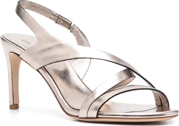 85mm Slingback-Strap Detail Sandals - Image 2
