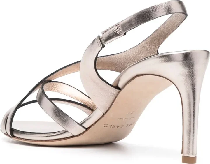 85mm Slingback-Strap Detail Sandals - Image 3