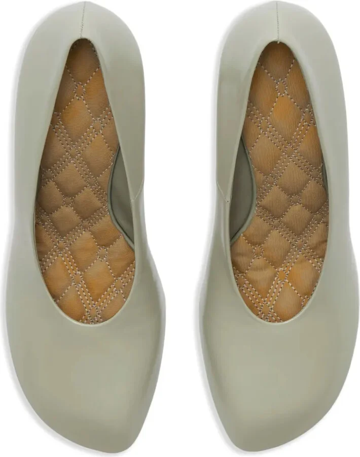 85mm Slip-On Leather Pumps - Image 3