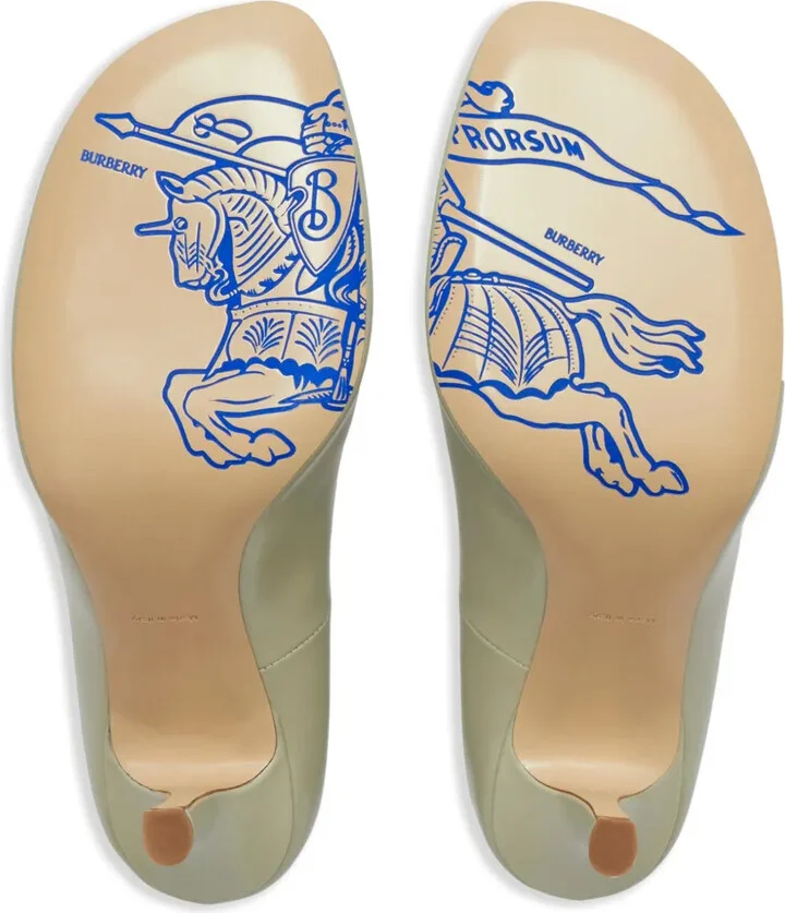 85mm Slip-On Leather Pumps - Image 4