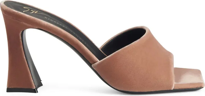 85mm Solhene velvet sandals