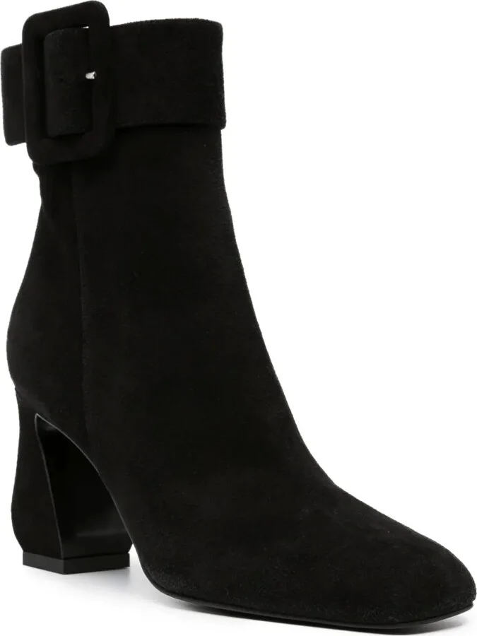 85mm Square-Toe Leather Boots - Image 2