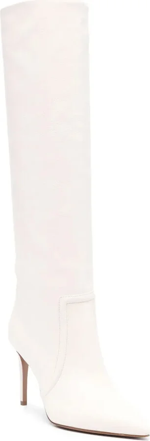 85mm Stiletto leather boots - Image 2