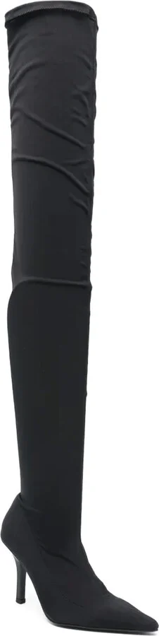 85mm Stretch Heeled Boots - Image 2
