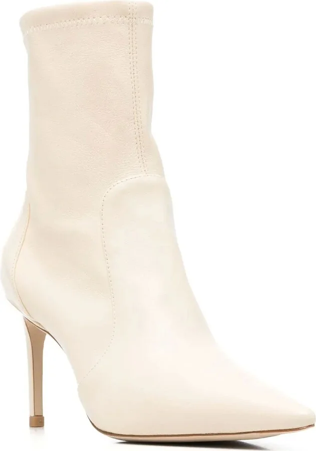 85mm Stuart stiletto leather boots - Image 2