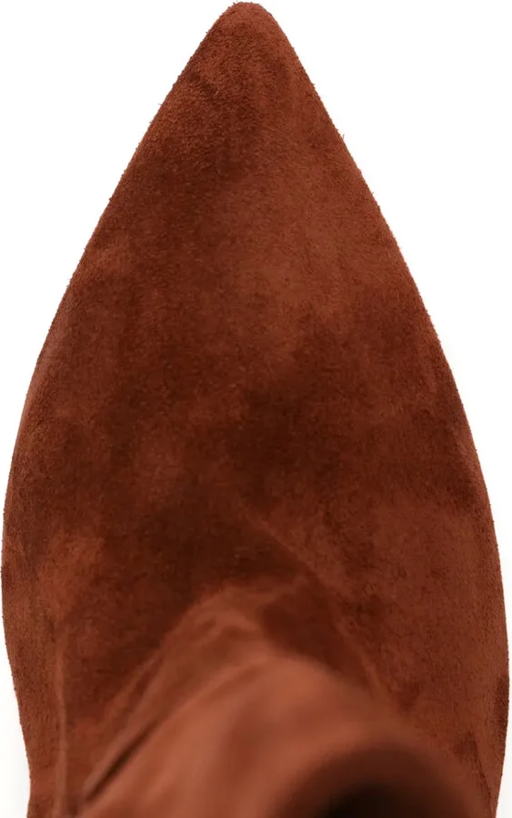 85mm Suede Ankle Boots - Image 4