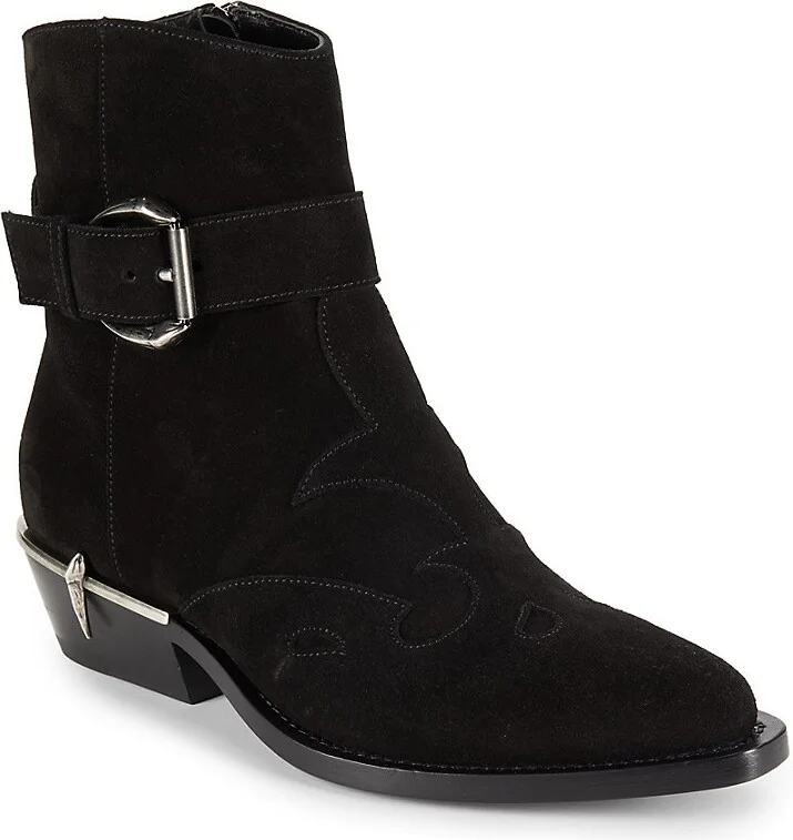 85MM Suede Ankle Boots - Image 2