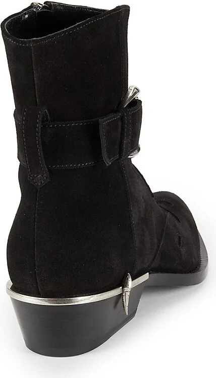 85MM Suede Ankle Boots - Image 3