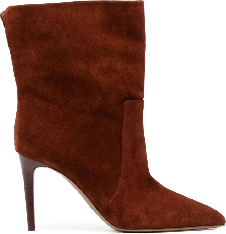 85mm Suede Ankle Boots