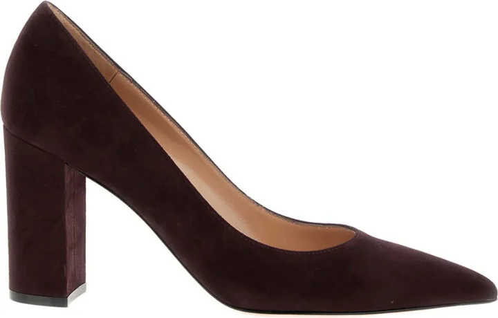 85mm Suede Pumps