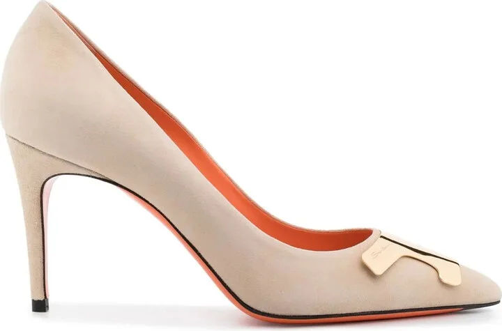 85mm Suede Pumps