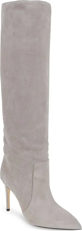 85mm Suede Stiletto Boots - Image 2