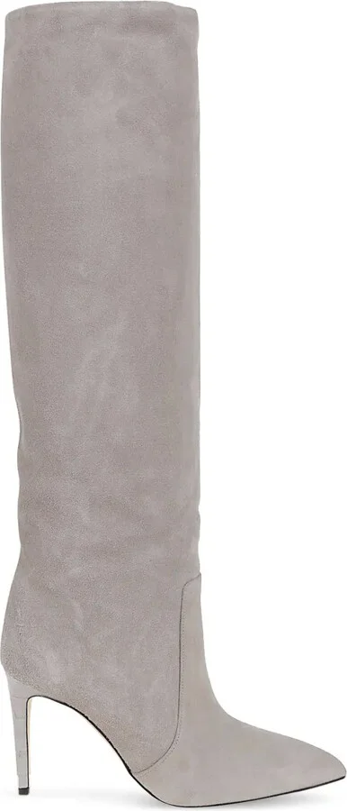 85mm Suede Stiletto Boots