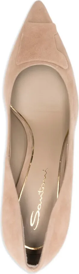 85mm Suede Stiletto Pumps - Image 4