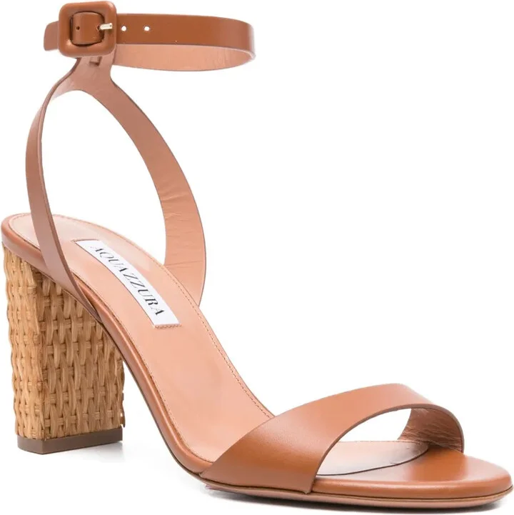 85mm Sunseeker woven-block leather sandals - Image 2