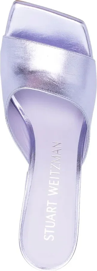 85mm Tia metallic-finish sandals - Image 4