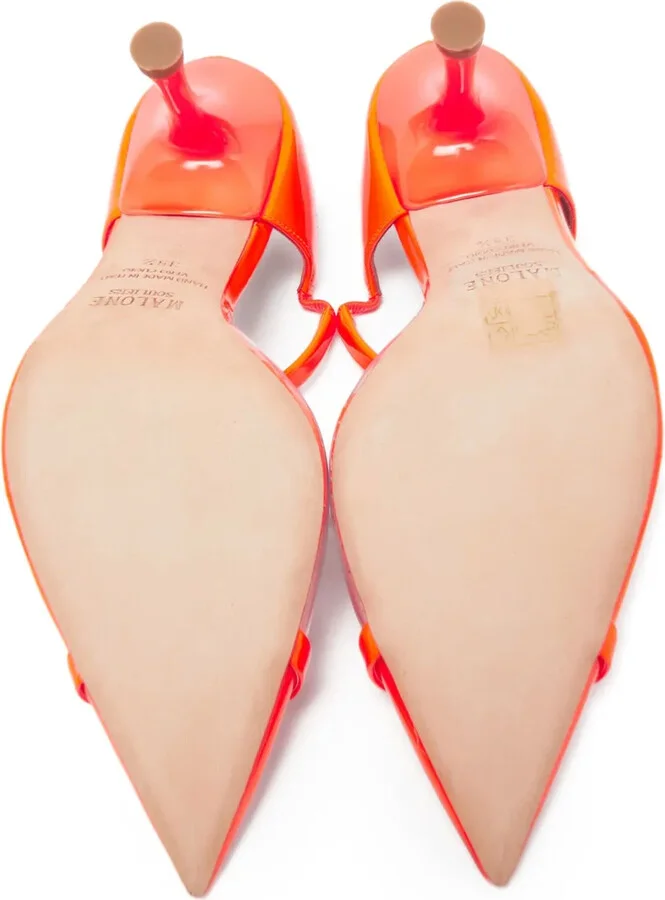 85mm Transparent Panel Pointed-Toe Mules - Image 5