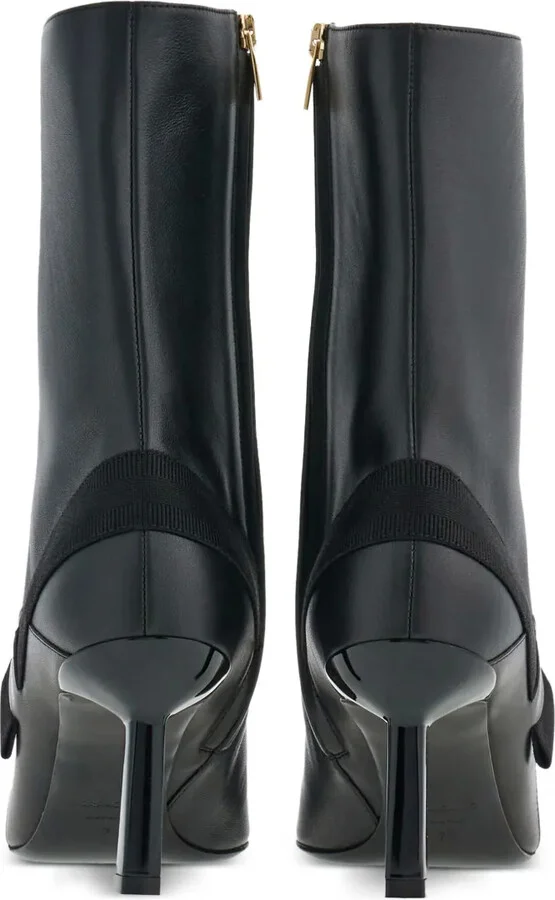 85mm Vara-bow leather ankle boots - Image 3