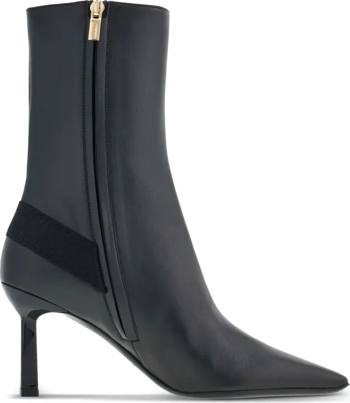 85mm Vara-bow leather ankle boots - Image 5