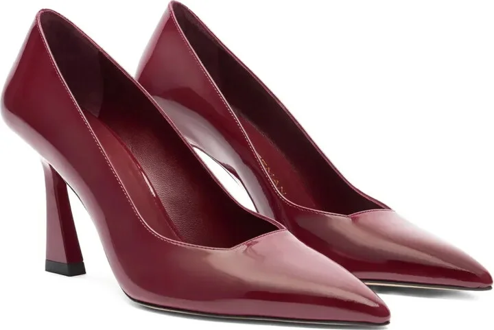 85mm Vinnie pointed-toe patent-leather pumps - Image 2