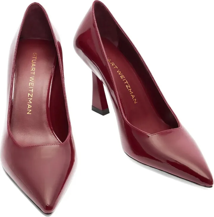 85mm Vinnie pointed-toe patent-leather pumps - Image 3