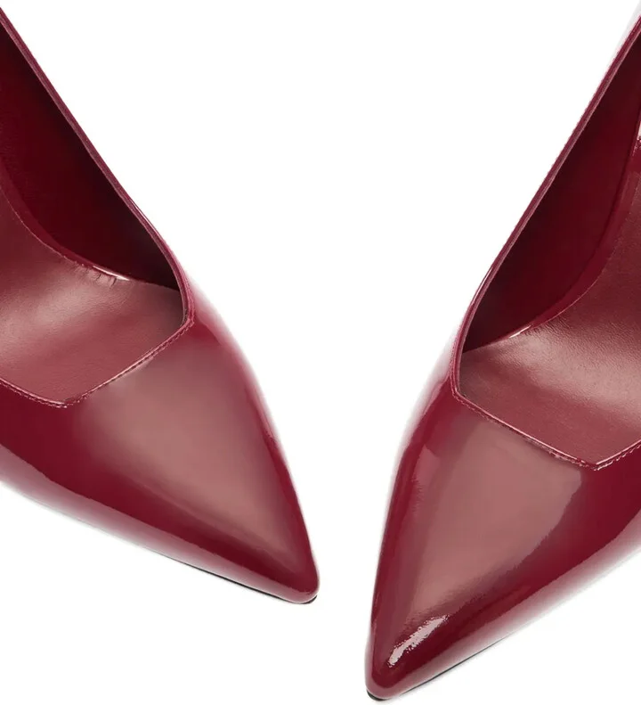 85mm Vinnie pointed-toe patent-leather pumps - Image 4