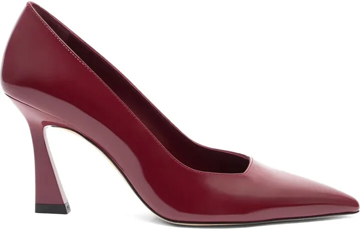 85mm Vinnie pointed-toe patent-leather pumps