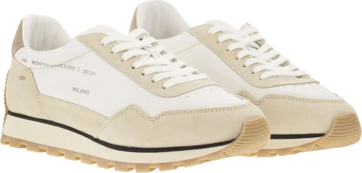 86er - Leather And Suede Trainers - Image 4