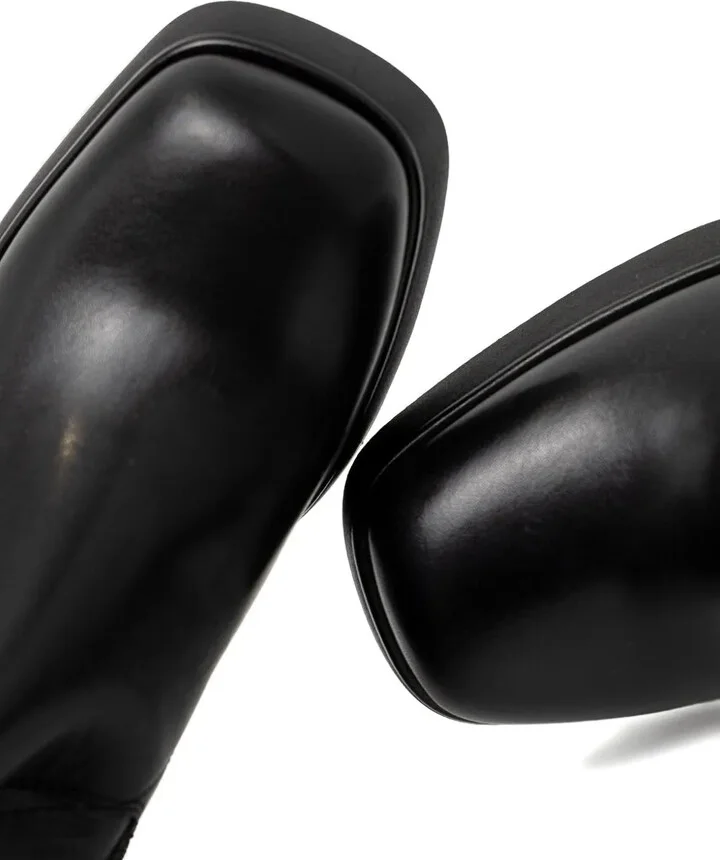 87mm Brooke leather block-heel boots - Image 2