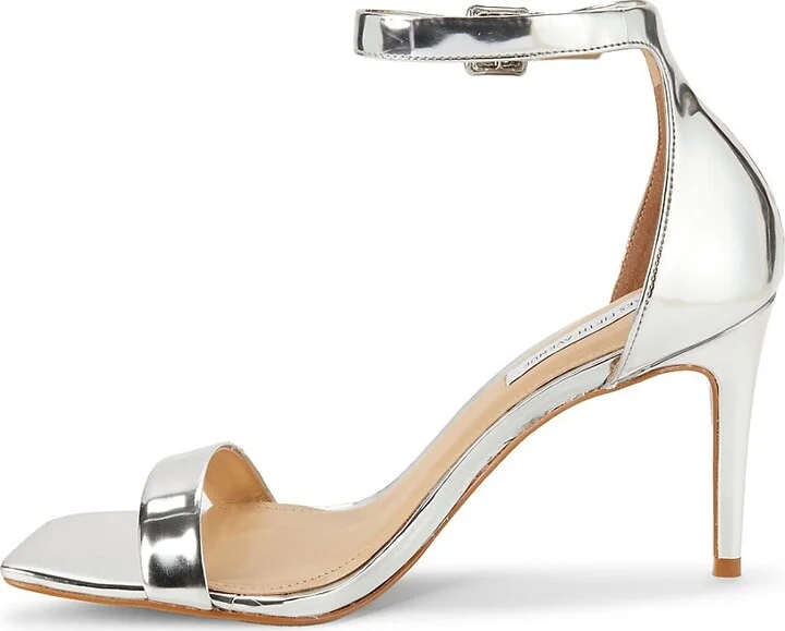 89MM Metallic Ankle Strap Sandals - Image 4
