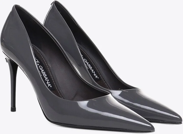 90 Décolleté in Shiny Calf Leather Pumps - Image 2