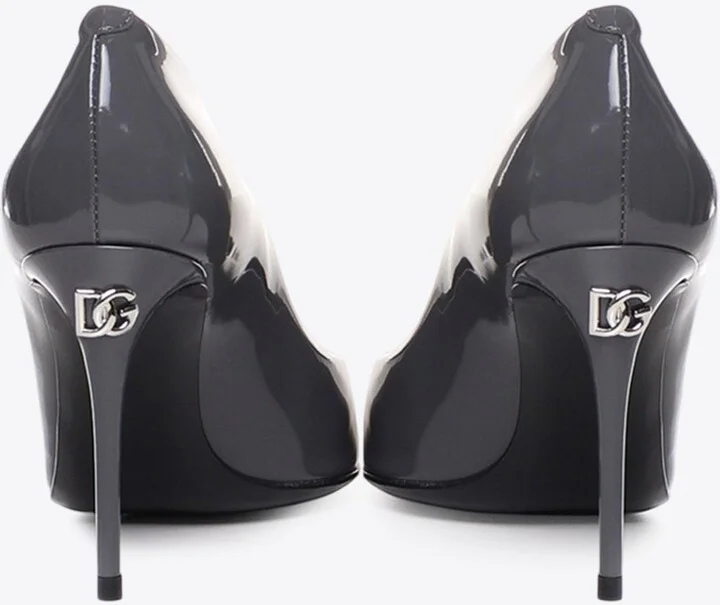 90 Décolleté in Shiny Calf Leather Pumps - Image 3