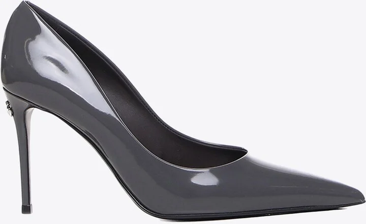 90 Décolleté in Shiny Calf Leather Pumps