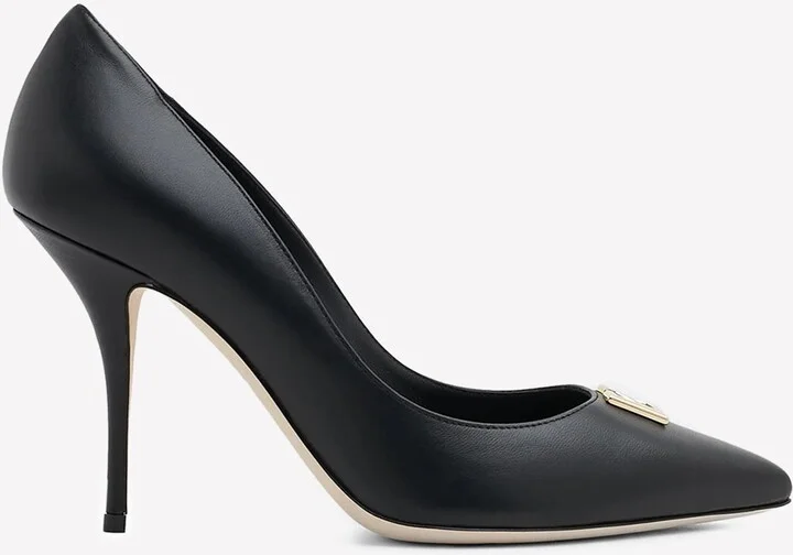 90 DG Logo Leather Pumps
