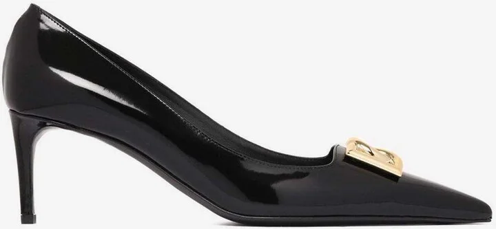 90 DG Logo Patent Leather Pumps