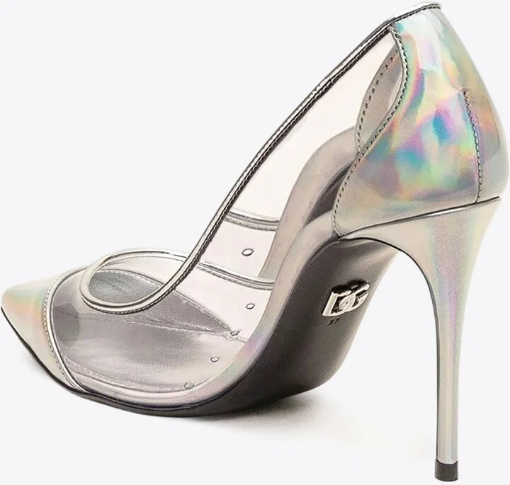 90 Iridescent Pointed-Toe Pumps - Image 2