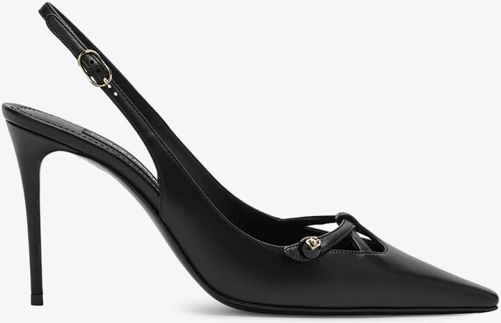 90 Nappa Leather Slingback Pumps