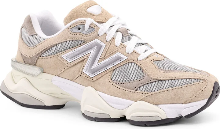 9060 Low-top Mesh And Suede Sneakers - Image 2