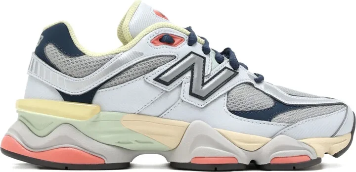 9060 Mesh-Panelled Chunky Sneakers
