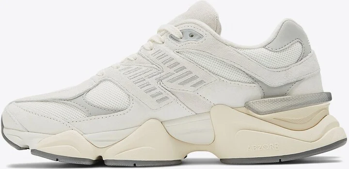 9060 Sneakers in Sea Salt with Concrete and Silver Metallic - Image 2