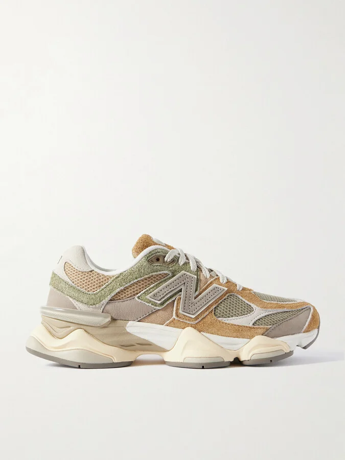 9060 Suede, Leather and Mesh Sneakers